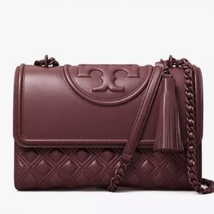 TORY BURCH  |   FLEMING CONVERTIBLE SHOULDER BAG (Wine)