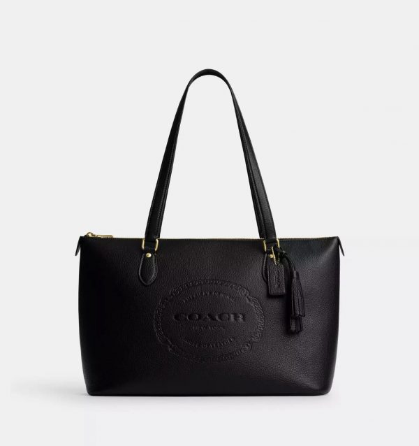 COACH  |  Gallery Tote Bag With Coach Heritage