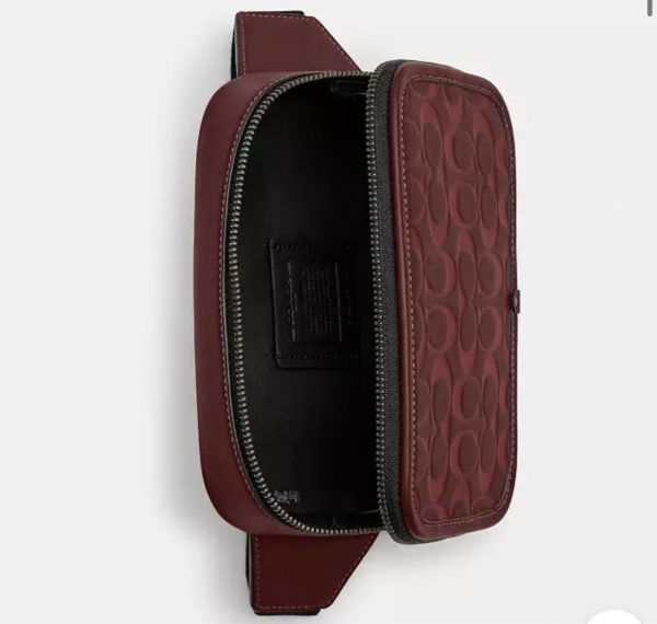 COACH  |  Wyatt Belt Bag In Signature Leather (Wine Multi) - Image 2