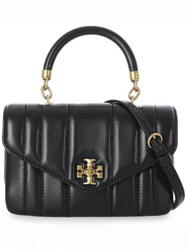 TORY BURCH  |   Kira Mini Top Handle Bag (Black)