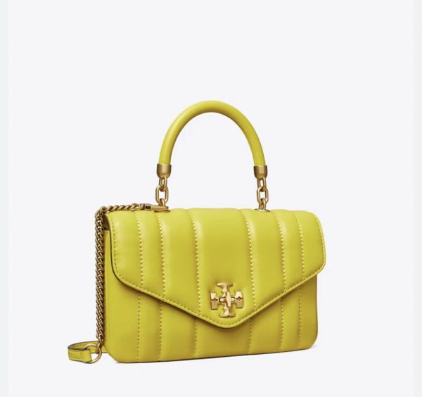 TORY BURCH  |   Kira Mini Top Handle Bag (Island Chartreuse) - Image 3