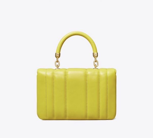 TORY BURCH  |   Kira Mini Top Handle Bag (Island Chartreuse) - Image 4