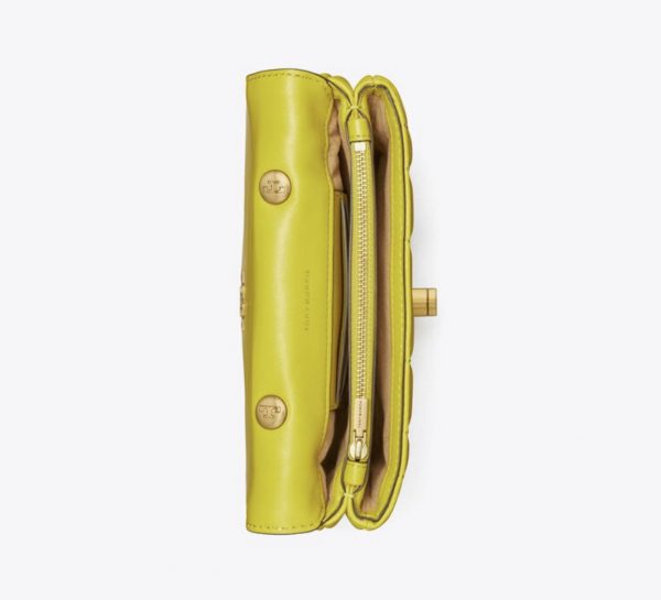 TORY BURCH  |   Kira Mini Top Handle Bag (Island Chartreuse) - Image 2