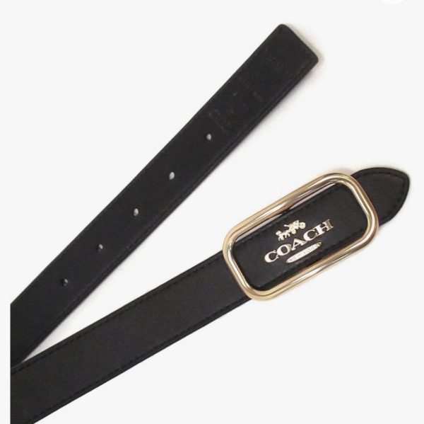 COACH  |   Morgan Rectangle Buckle Belt, 25 Mm - Image 2