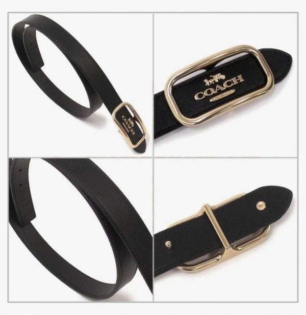 COACH  |   Morgan Rectangle Buckle Belt, 25 Mm - Image 3