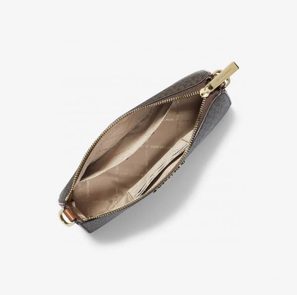MICHAEL KORS  |   Jet Set Logo Crossbody Bag with Case for Apple Airpods Pro (Brown) - Image 2
