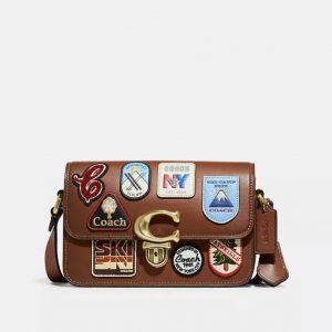 COACH  |   Studio Shoulder Bag 19 With Patches