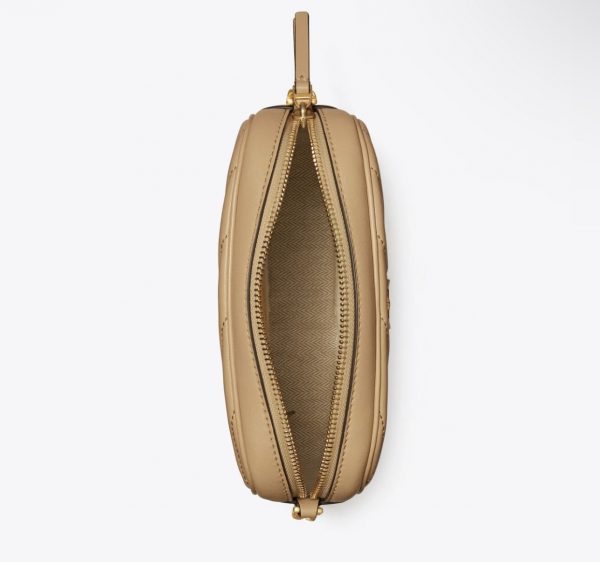 TORY BURCH  |   KIRA CHEVRON CAMERA BAG (Desert Dune) - Image 2