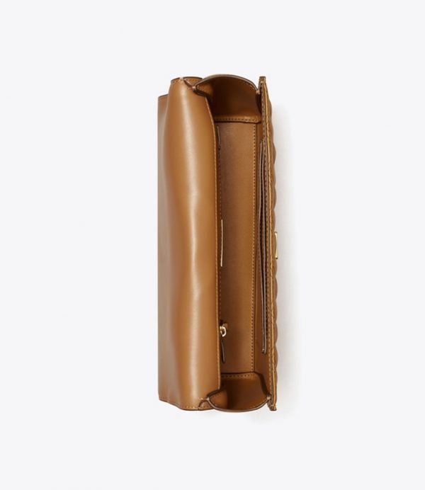 TORY BURCH  |   Fleming Convertible Shoulder Bag (Kobicha) - Image 2