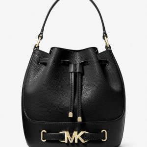 MICHAEL KORS  |   Reed Medium Pebbled Leather Bucket Bag