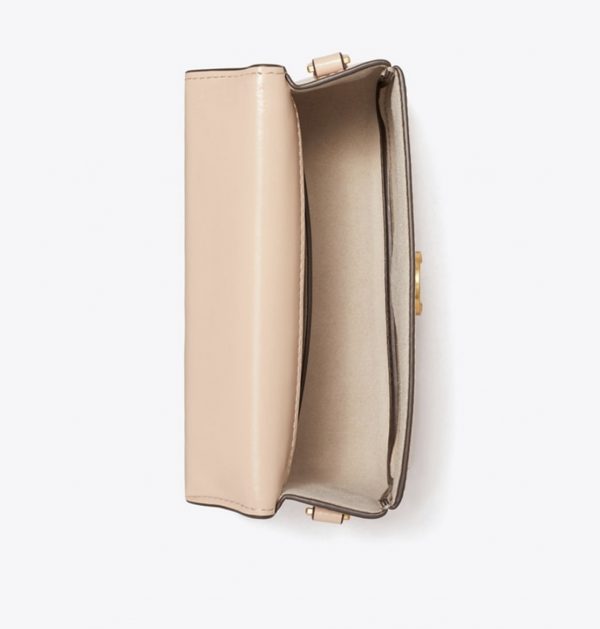 TORY BURCH  |   Small Robinson Spazzolato Top-handle Bag (Blush) - Image 2