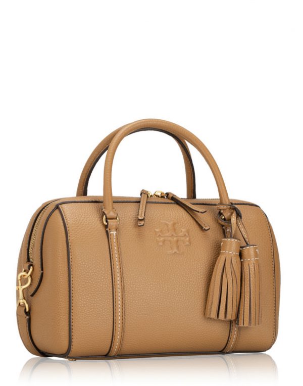 TORY BURCH  |   Thea Small Satchel Bag (Tiramisu) - Image 3