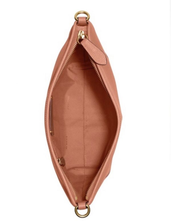 COACH  |  Polished Pebble Leather Small Dufflette (Light Coral) - Image 2