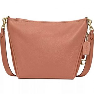 COACH  |  Polished Pebble Leather Small Dufflette (Light Coral)