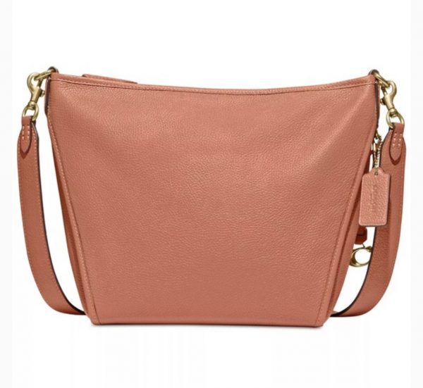 COACH  |  Polished Pebble Leather Small Dufflette (Light Coral)