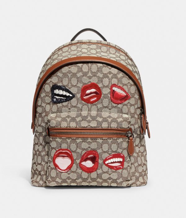 COACH x TOM WESSELMAN  |  Charter Backpack in Signature Textile Jacquard