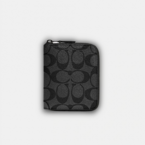 COACH |  Medium Zip Around Wallet In Signature Canvas