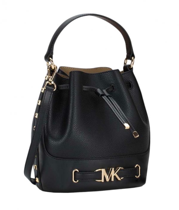 MICHAEL KORS  |   Reed Medium Studded Leather Bucket Bag - Image 3
