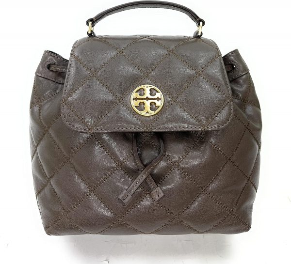 TORY BURCH  |  Willa Backpack (Volcanic Stone)