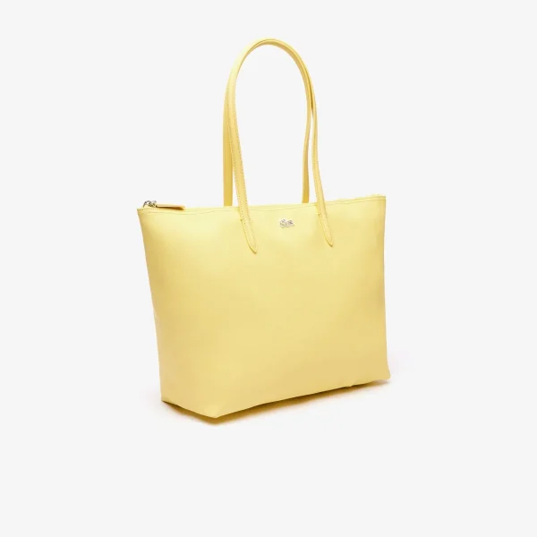 LACOSTE  |    L.12.12 Concept Large Tote (Popcorn) - Image 3