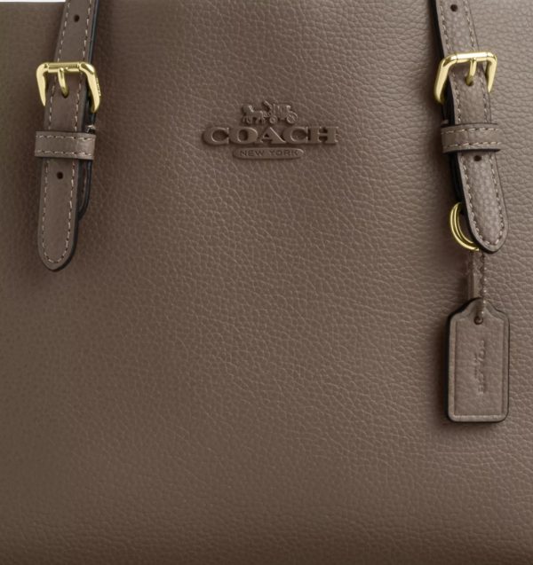 COACH  |  Mollie Tote Bag 25 (Dark Stone) - Image 4