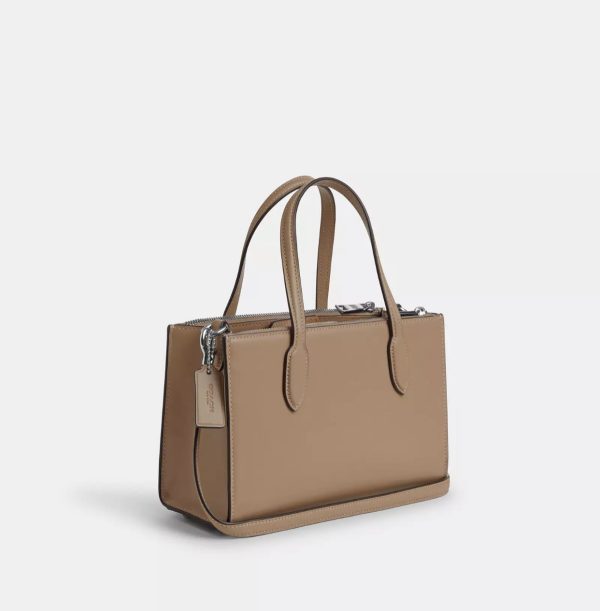 COACH  |  Nina Small Tote Bag (Taupe) - Image 3