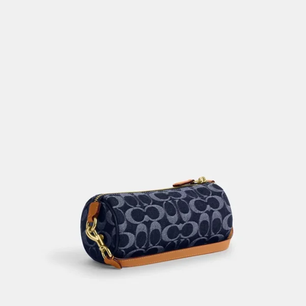 COACH  |  Nolita Barrel Bag In Signature Denim - Image 4