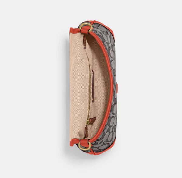 COACH  |  Soho Bag In Signature Jacquard (Orange) - Image 2
