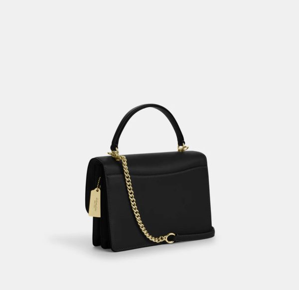 COACH  |  Klare Top Handle Bag In Signature Canvas (Walnut / Black) - Image 3