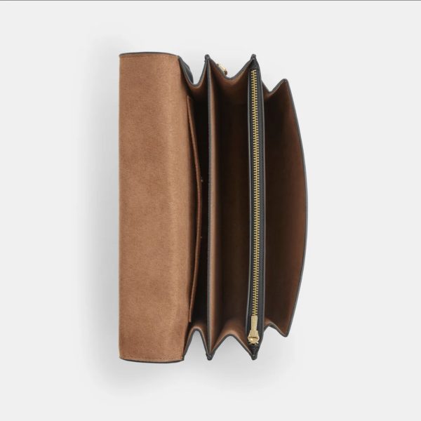 COACH  |  Klare Top Handle Bag In Signature Canvas (Walnut / Black) - Image 2