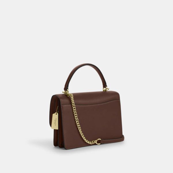 COACH  |  Klare Top Handle Bag In Signature Canvas (Tan / Brown) - Image 3