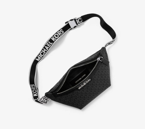 MICHAEL KORS  |  Cooper Mini Logo Belt Bag (Black) - Image 2
