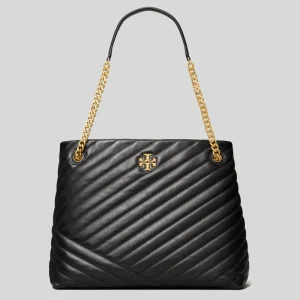 TORY BURCH  |  Kira Chevron Tote Bag (Black)