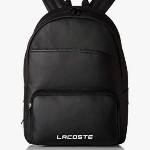 LACOSTE  |  Ultimum Petit Piqué Backpack for Men (Noir)