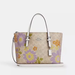 COACH  |  Mollie Tote Bag 25 In Signature Canvas With Floral Print