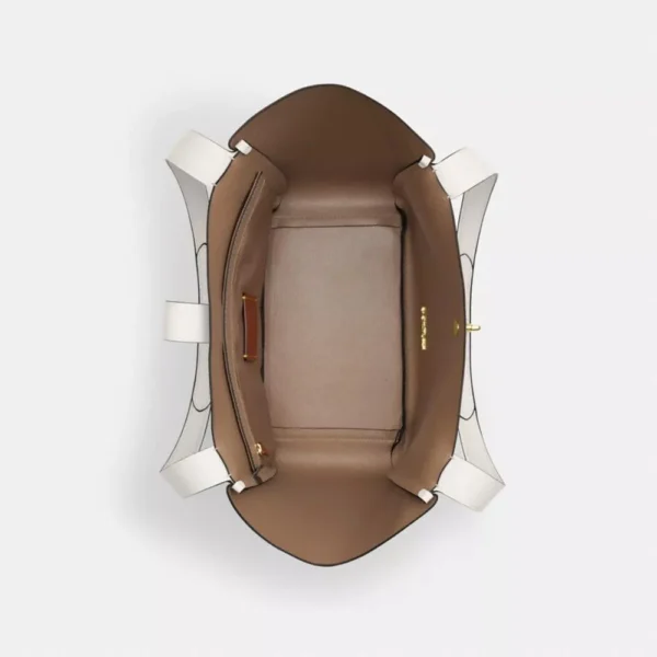 COACH  |  Hadley Turnlock Tote Bag (Chalk) - Image 2