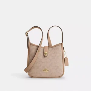 COACH  |  Hadley Mini Crossbody Bag With Signature Canvas (Dark Natural Multi)