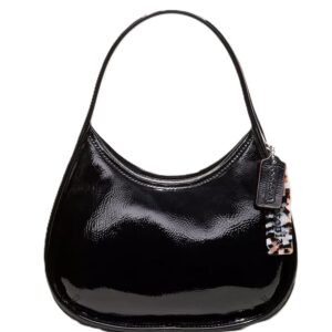 COACH  |  Ergo Bag In Crinkle Patent Coachtopia Leather ( Black )