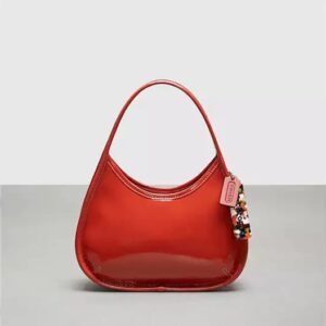 COACH  |  Ergo Bag In Crinkle Patent Coachtopia Leather (Deep Orange )
