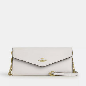 COACH  |  Klare Wallet With Chain (Chalk)