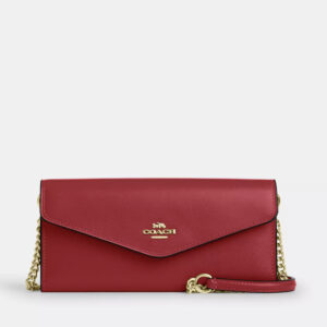 COACH  |  Klare Wallet With Chain (True Red)