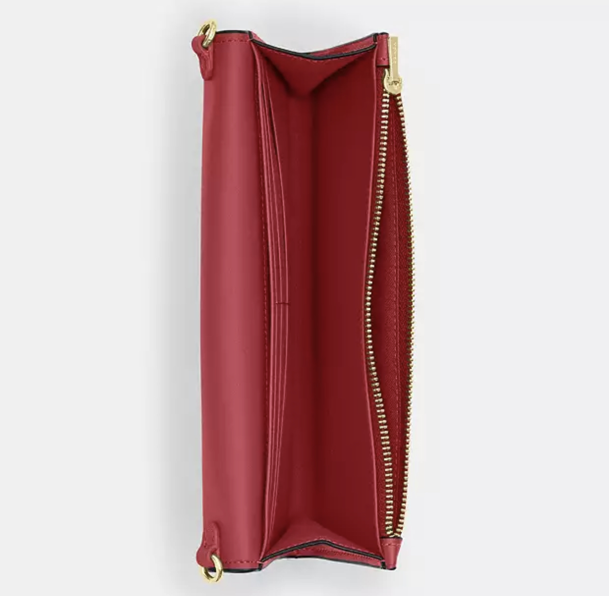 COACH | Klare Wallet With Chain (True Red) - Image 2