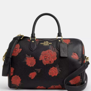COACH  |  Rowan Large Satchel Bag With Floral Print