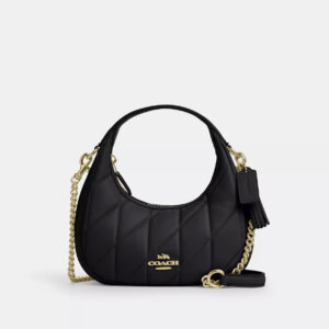 COACH  |  Carmen Mini Crossbody Bag With Quilting (Black)
