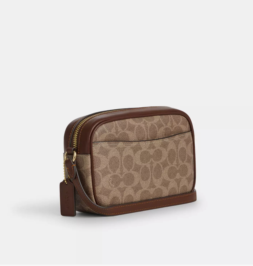 COACH | Mini Jamie Camera Bag In Signature Canvas (Tan / Brown) - Image 3