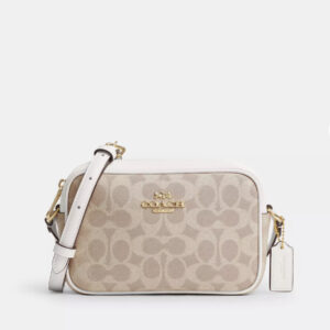 COACH  |  Mini Jamie Camera Bag In Signature Canvas (Sand / Chalk)