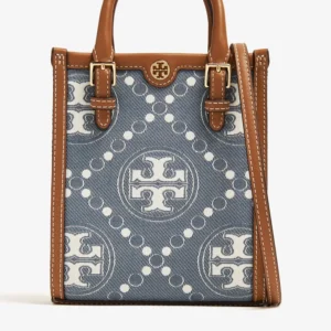 TORY BURCH  |  T Monogram Denim Mini Tote