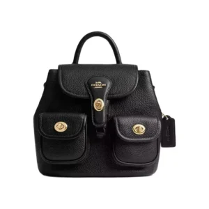 COACH  |  Hadley Backpack (Gold/Black)