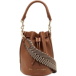 MARC JACOBS  |  Leather Bucket Bag (Cognac)