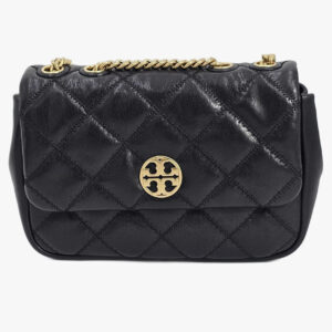 TORY BURCH | Willa Small Shoulder Bag (Black)